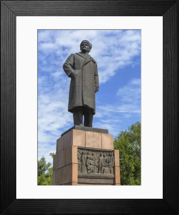 Framed Print : Lenin monument, 1987, Minusinsk, Krasnoyarsk Krai, Russia Framed Print : Lenin monument, 1987, Minusinsk, Krasnoyarsk Krai, Russia
