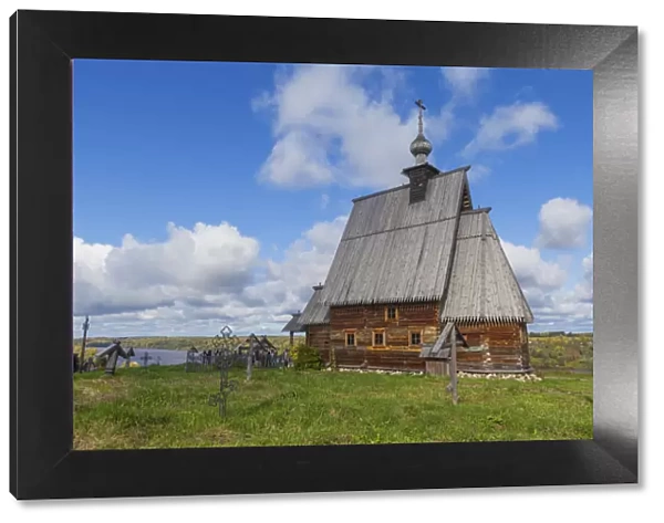 Wooden Resurrection church, 1699, Plyos, Ivanovo region, Russia