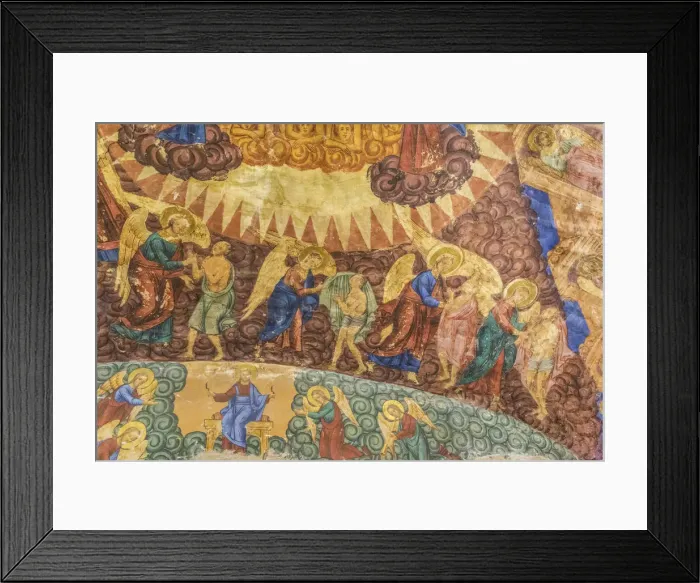 Framed Print : St John the Theologian church interior, fresco, Kostroma, Kostroma region, Russia Framed Print : St John the Theologian church interior, fresco, Kostroma, Kostroma region, Russia