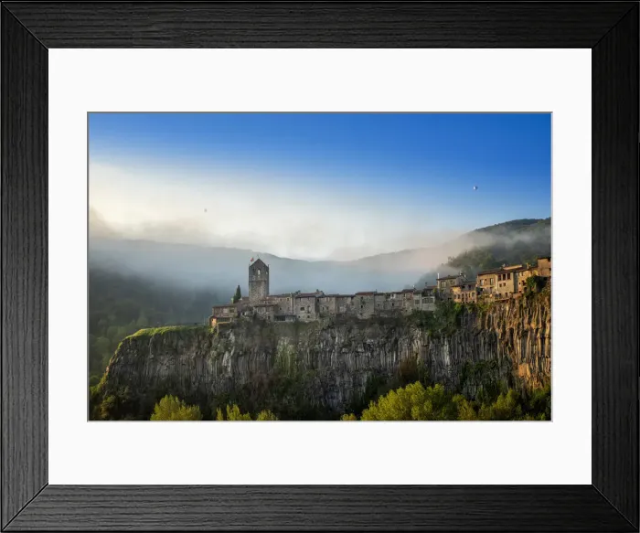 Framed Print : Europe, Spain, Catalonia, Girona, Besalu, Castelfollit de la Roca Framed Print : Europe, Spain, Catalonia, Girona, Besalu, Castelfollit de la Roca