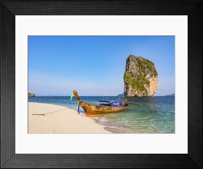 Framed Print : Ko Poda (otherwise known as Poda Island), Krabi Province, Thailand