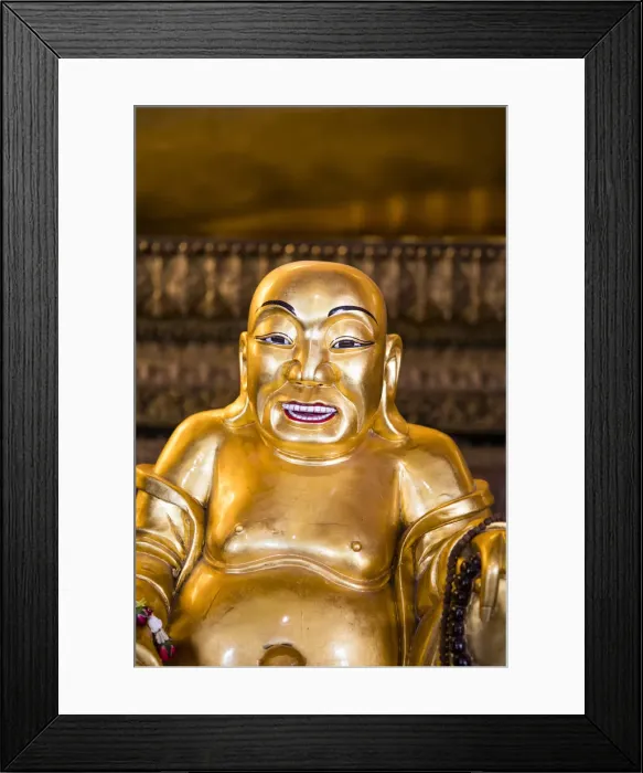 Framed Print : Buddha statue in Wat Pho, Bangkok, Thailand