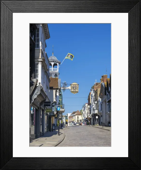 Framed Print : High Street, Guildford, Surrey, England, UK