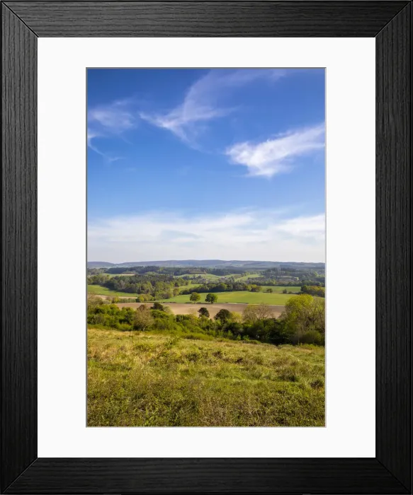 Framed Print : Newlands Corner, North Downs, Guildford, Surrey, England, UK Framed Print : Newlands Corner, North Downs, Guildford, Surrey, England, UK
