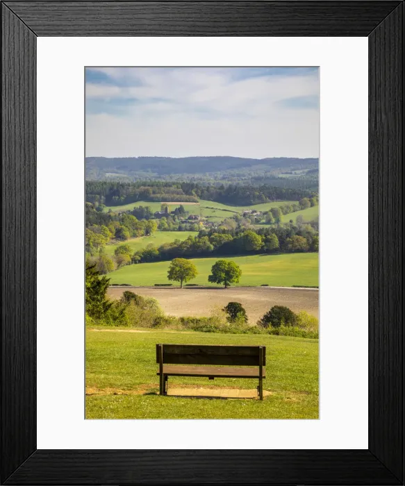 Framed Print : Newlands Corner, North Downs, Guildford, Surrey, England, UK Framed Print : Newlands Corner, North Downs, Guildford, Surrey, England, UK