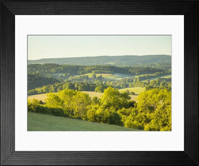 Framed Print : Newlands Corner, North Downs, Guildford, Surrey, England, UK