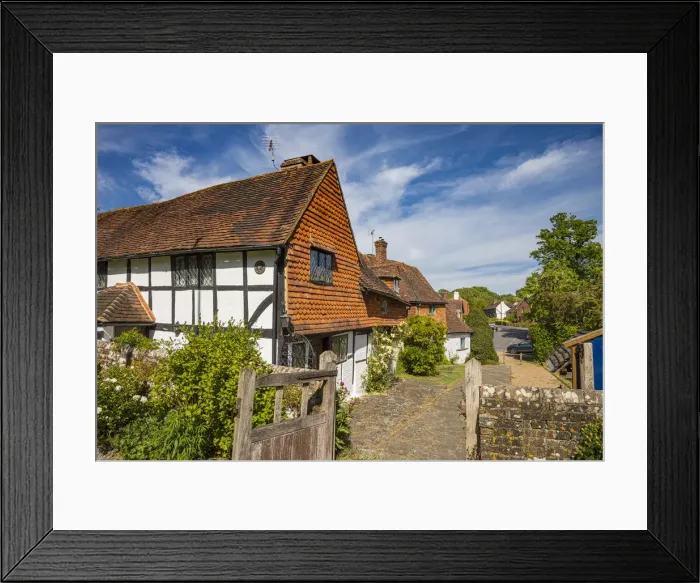 Framed Print : Tudor house, Alfold, Surrey, England, UK Framed Print : Tudor house, Alfold, Surrey, England, UK