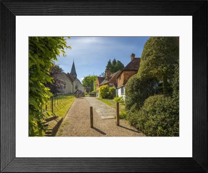 Framed Print : Parish church in Alfold, Surrey, England, UK