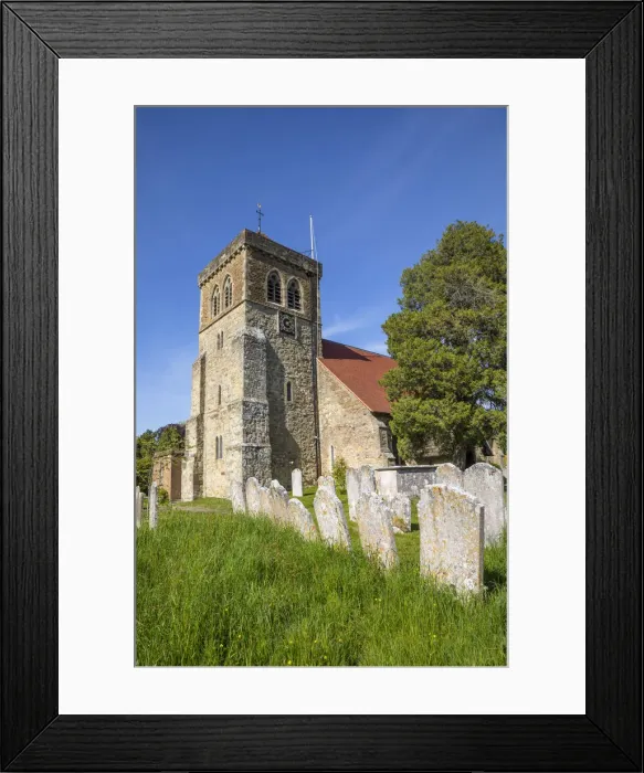 Framed Print : Parish church in Chiddingfold, Surrey, England, UK Framed Print : Parish church in Chiddingfold, Surrey, England, UK