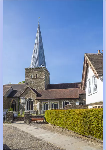 Parish church in Godalming, Surrey, England, UK