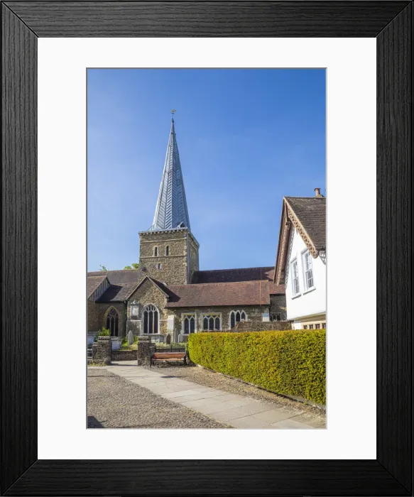 Framed Print : Parish church in Godalming, Surrey, England, UK Framed Print : Parish church in Godalming, Surrey, England, UK
