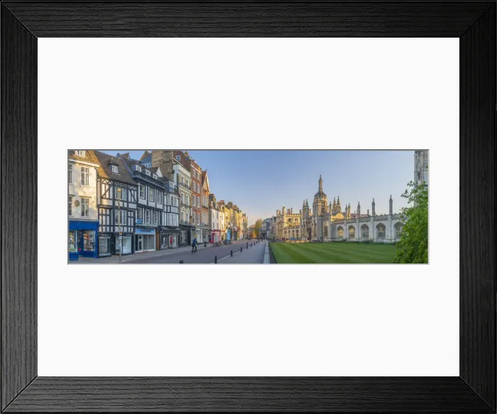 Framed Print : UK, England, Cambridgeshire, Cambridge, Kings Parade, Kings College Framed Print : UK, England, Cambridgeshire, Cambridge, Kings Parade, Kings College
