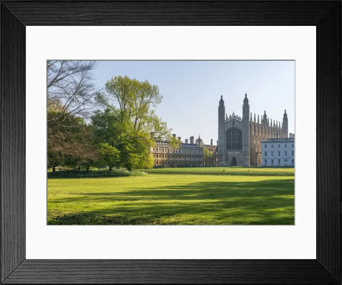 Framed Print : UK, England, Cambridgeshire, Cambridge, The Backs, Kings College Framed Print : UK, England, Cambridgeshire, Cambridge, The Backs, Kings College