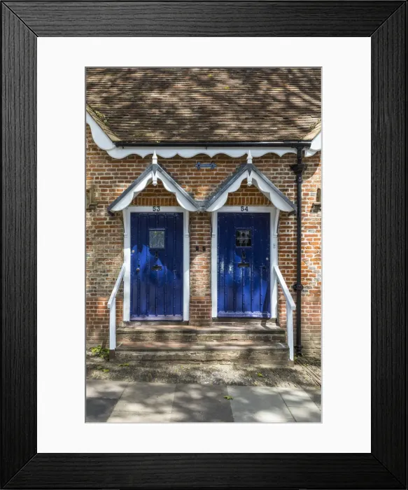 Framed Print : Castle Street, Farnham, Surrey, England, UK