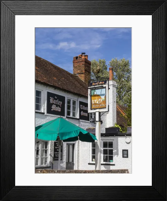 Framed Print : Barley Mow Pub, Tilford, Surrey, England, UK Framed Print : Barley Mow Pub, Tilford, Surrey, England, UK