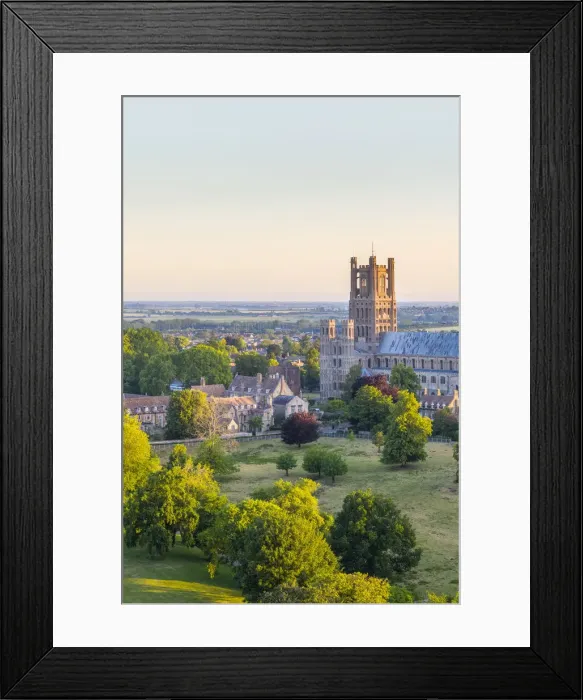 Framed Print : UK, England, Cambridgeshire, Ely, Ely Cathedral beside Ely Park Framed Print : UK, England, Cambridgeshire, Ely, Ely Cathedral beside Ely Park