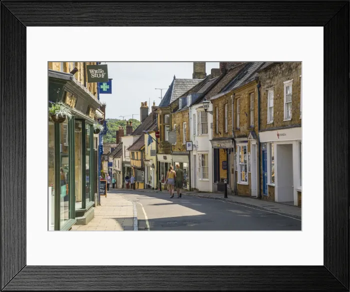 Framed Print : Cheap Street, Sherborne, Somerset, England, UK Framed Print : Cheap Street, Sherborne, Somerset, England, UK