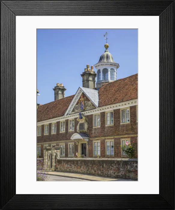 Framed Print : Matrons College, Salisbury, Wiltshire, England, UK Framed Print : Matrons College, Salisbury, Wiltshire, England, UK