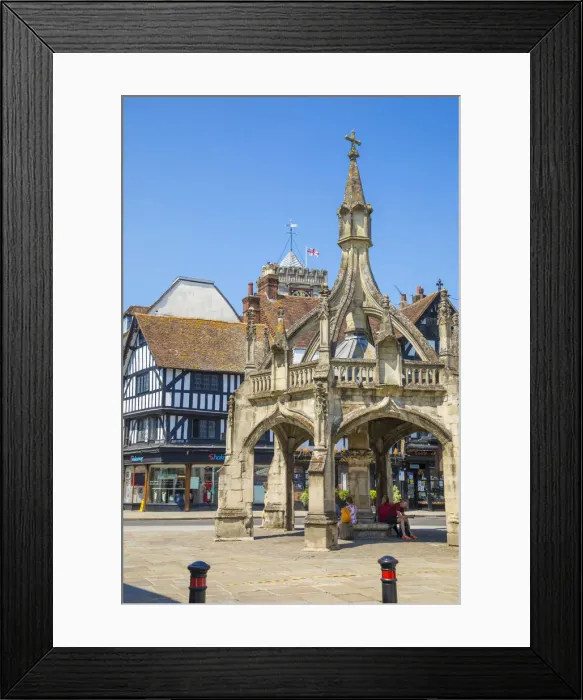 Framed Print : Poultry Cross, Salisbury, Wiltshire, England, UK Framed Print : Poultry Cross, Salisbury, Wiltshire, England, UK