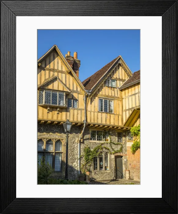Framed Print : Cheyney Court, Winchester, Hampshire, England, UK Framed Print : Cheyney Court, Winchester, Hampshire, England, UK