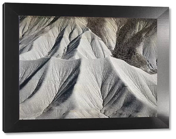 Full frame shot of Caineville badlands formations, Caineville, Utah