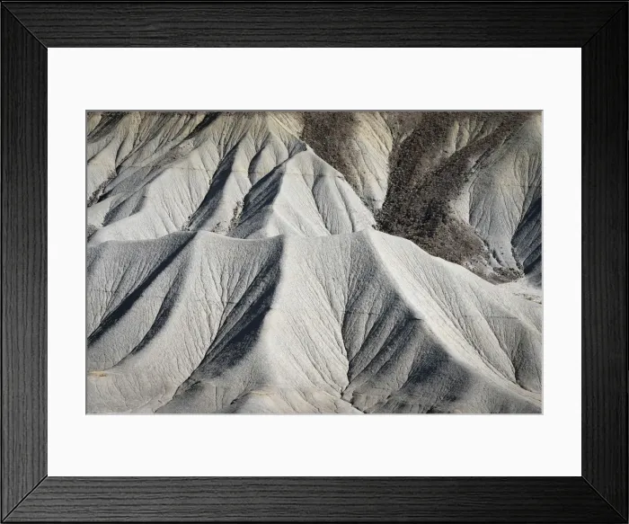 Framed Print : Full frame shot of Caineville badlands formations, Caineville, Utah Framed Print : Full frame shot of Caineville badlands formations, Caineville, Utah