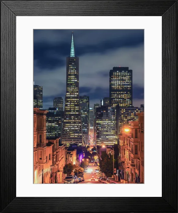 Framed Print : View of Financial district, San Francisco, California, USA Framed Print : View of Financial district, San Francisco, California, USA