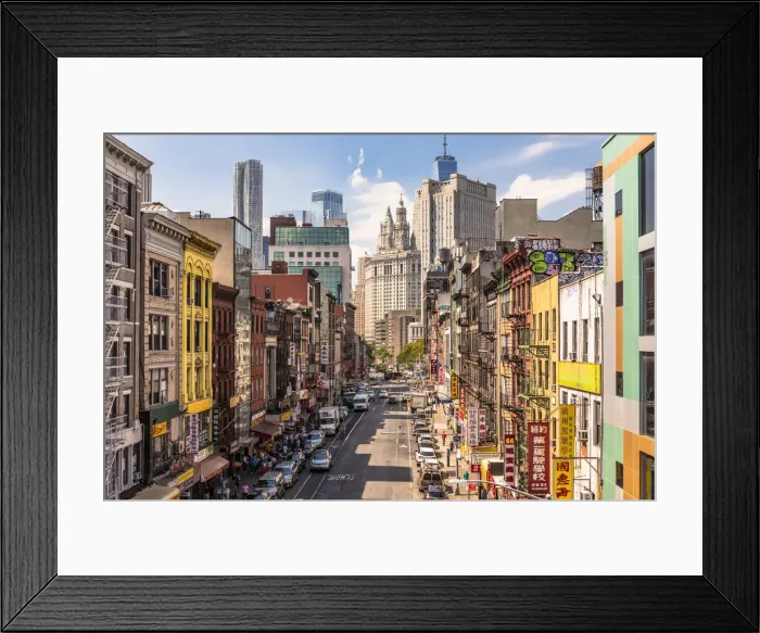 Framed Print : View of Manhattan, New York City, USA Framed Print : View of Manhattan, New York City, USA