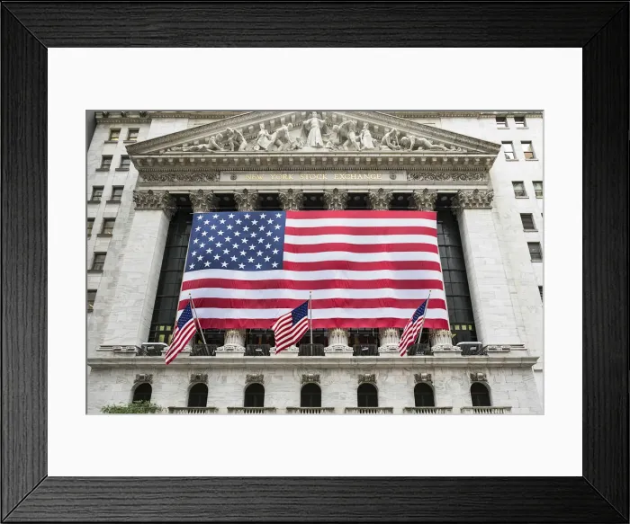 Framed Print : New York Stock Exchange, Manhattan, New York City, USA Framed Print : New York Stock Exchange, Manhattan, New York City, USA