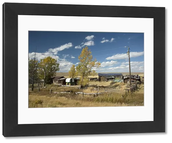 USA, Wyoming, Rockie Mountains, Teton County, old trading post