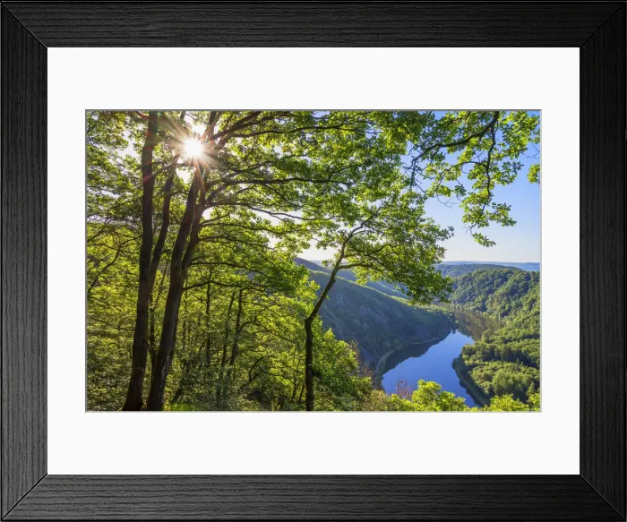 Framed Print : Sunrise at the Saar near Orscholz, Saarland, Germany Framed Print : Sunrise at the Saar near Orscholz, Saarland, Germany