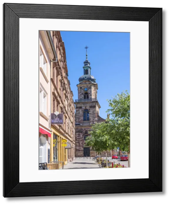 Framed Print : Basilica St. Johann, Saarbrucken, Saarland, Germany Framed Print : Basilica St. Johann, Saarbrucken, Saarland, Germany