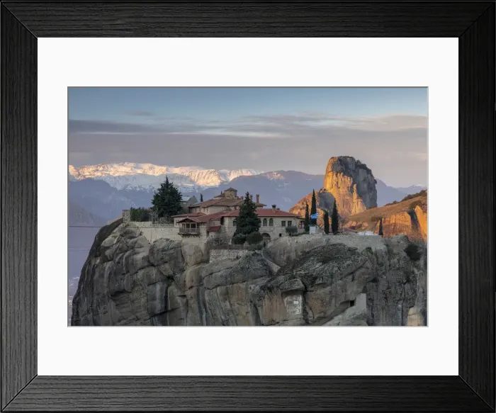 Framed Print : The Monastery of Holy Trinity, Meteora, Thessaly, Greece Framed Print : The Monastery of Holy Trinity, Meteora, Thessaly, Greece