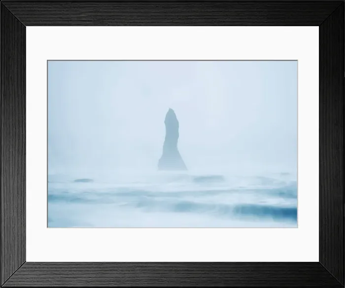Framed Print : Basalt column of Vik during a sea storm, Sudurland, Iceland Framed Print : Basalt column of Vik during a sea storm, Sudurland, Iceland