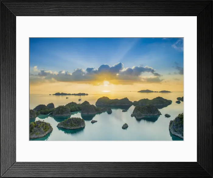 Framed Print : Asia, Indonesia, Spice Islands, West Papua, Raja Ampat islands Framed Print : Asia, Indonesia, Spice Islands, West Papua, Raja Ampat islands