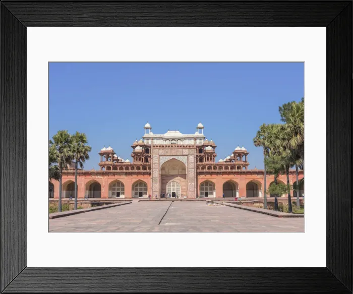 Framed Print : Akbars tomb, 1613, Sikandra, Uttar Pradesh, India Framed Print : Akbars tomb, 1613, Sikandra, Uttar Pradesh, India