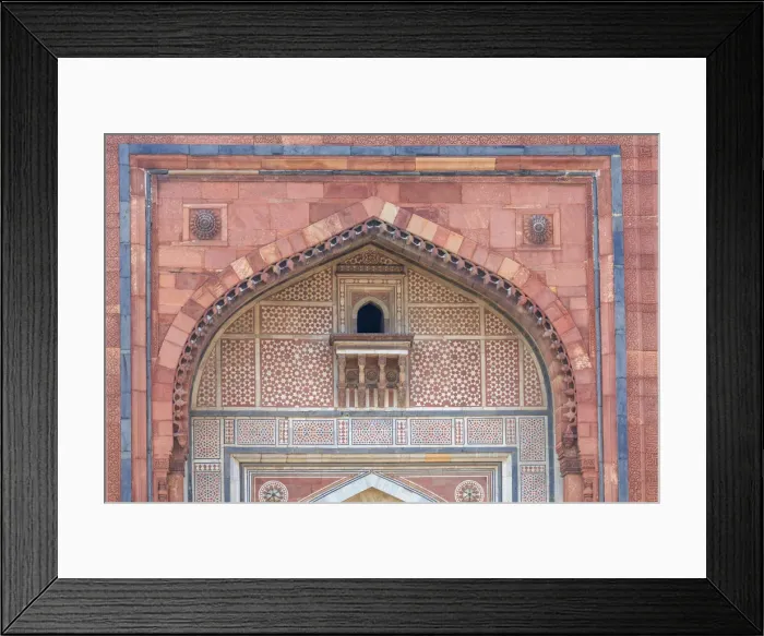 Framed Print : Qila Kuhna Masjid mosque, Purana Qila, Old Fort, Delhi, India Framed Print : Qila Kuhna Masjid mosque, Purana Qila, Old Fort, Delhi, India