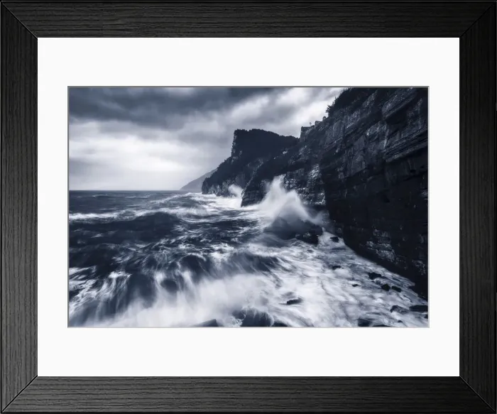 Framed Print : Byrons cave during a storm, Gulf of Poets, Cinque Terre, Liguria, Italy Framed Print : Byrons cave during a storm, Gulf of Poets, Cinque Terre, Liguria, Italy