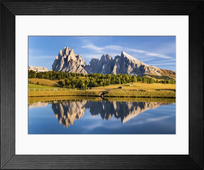 Framed Print : Seiser Alm, Alpe di Siusi, Dolomites, Veneto, Italy, Europe Framed Print : Seiser Alm, Alpe di Siusi, Dolomites, Veneto, Italy, Europe