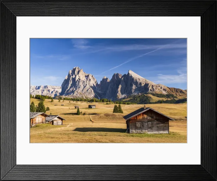 Framed Print : Seiser Alm, Alpe di Siusi, Dolomites, Veneto, Italy, Europe Framed Print : Seiser Alm, Alpe di Siusi, Dolomites, Veneto, Italy, Europe