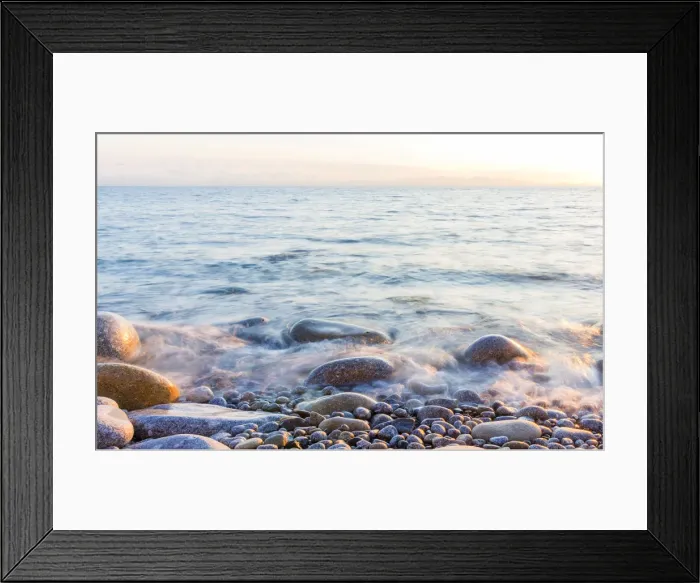 Framed Print : europe, Italy, Tuscany, Elba Island, sunset at Pomonte beach, long exposure Framed Print : europe, Italy, Tuscany, Elba Island, sunset at Pomonte beach, long exposure