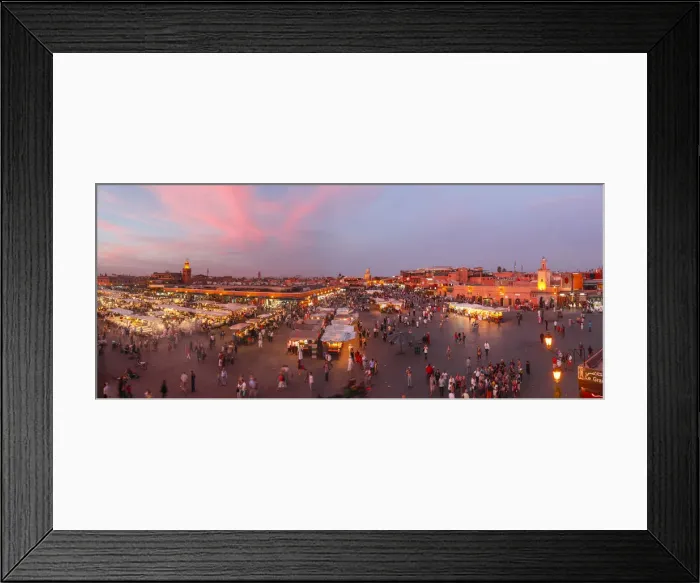 Framed Print : Djemaa el Fna, Marrakech, Morocco Framed Print : Djemaa el Fna, Marrakech, Morocco