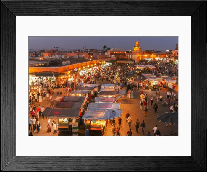 Framed Print : Djemaa el Fna, Marrakech, Morocco Framed Print : Djemaa el Fna, Marrakech, Morocco