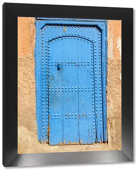 Blue Door, Morocco, High Atlas, Marrakech, imperial city