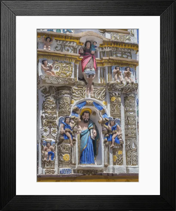 Framed Print : San Lucas Evangelista church, 18th century, Tzicatlan, Puebla, Mexico Framed Print : San Lucas Evangelista church, 18th century, Tzicatlan, Puebla, Mexico