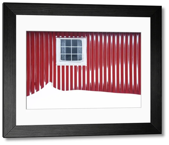 Framed Print : Details of a rorbu in Hamnoy, Lofoten islands, Norway Framed Print : Details of a rorbu in Hamnoy, Lofoten islands, Norway