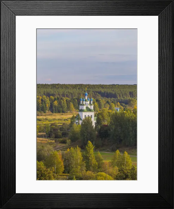 Framed Print : Cityscape, Totma, Vologda region, Russia Framed Print : Cityscape, Totma, Vologda region, Russia
