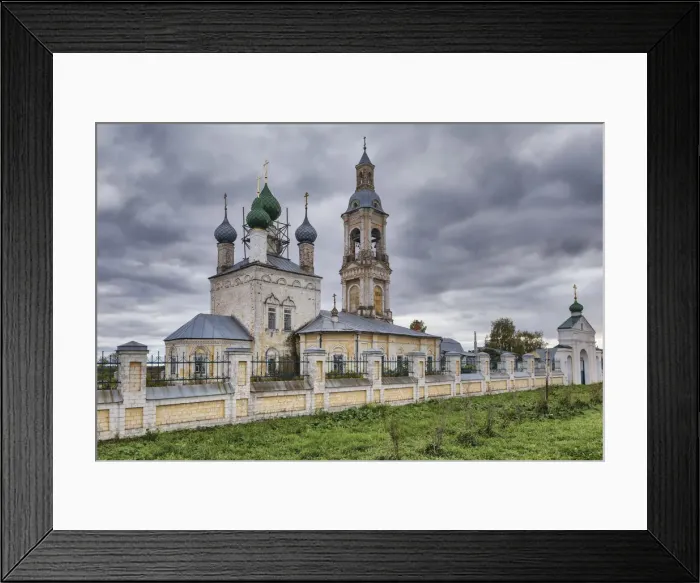 Framed Print : Intersession church, 1788, Shunga, Kostroma region, Russia Framed Print : Intersession church, 1788, Shunga, Kostroma region, Russia