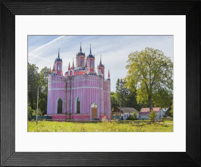 Framed Print : Transfiguration church, 1790, Krasnoye, Tver region, Russia Framed Print : Transfiguration church, 1790, Krasnoye, Tver region, Russia