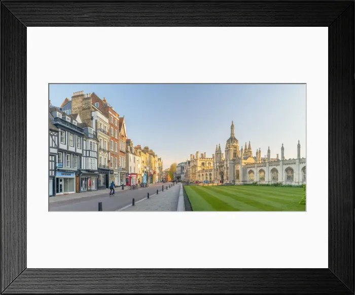 Framed Print : UK, England, Cambridgeshire, Cambridge, Kings Parade, Kings College Framed Print : UK, England, Cambridgeshire, Cambridge, Kings Parade, Kings College